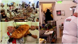 Bucătarii din toată ţara au sărbătorit Revelionul "cu întârziere" la Palatul Brukenthal din Avrig. Tema evenimentului, stilul baroc