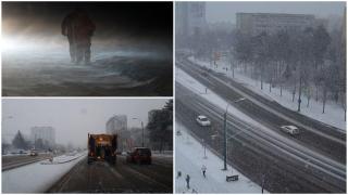 Vin ninsorile în Capitală: meteorologii anunţă viscol şi temperaturi sub 0 grade Celsius. Stratul de zăpadă va ajunge la 10 cm