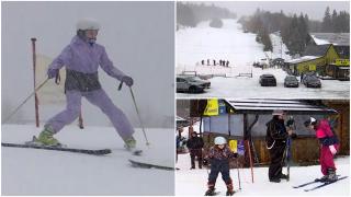 Staţiunea unde a nins ca-n poveşti şi pârtiile sunt numai bune de schiat. Cu greu se mai găsesc locuri de cazare: "Totul e perfect"