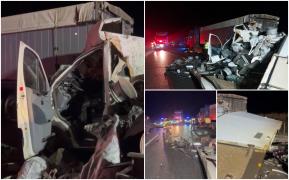 Băiat de 16 ani, destin curmat pe "Drumul Morţii" E85, în Vrancea. A sfârşit într-o dubă intrată sub TIR, la ieşirea din Mărăşeşti spre Adjud