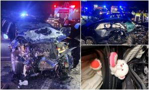 Tânără de 25 de ani, moartă într-un accident înfiorător la Vlădeni, în Botoşani. Fata a rămas blocată între fiare, pe scaunul din dreapta