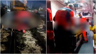 Un copil de 14 ani a supraviețuit în mod miraculos, după ce a fost lovit de o locomotivă când traversa calea ferată de la Ițcani