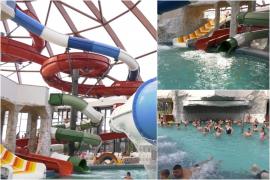 Complexul acvatic unde turiştii s-au refugiat de frigul de afară. Cât costă o zi de relaxare la piscina termală: "Îmi face foarte bine"
