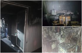 Incendiu de proporţii la Casa de Asigurări de Sănătate din Vaslui. Camera serverelor cu sistemele informatice s-a făcut scrum