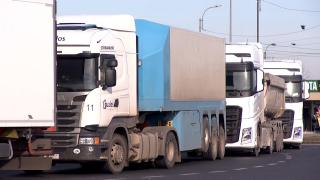 Vama Giurgiu, blocată din cauza protestelor fermierilor bulgari. Cât este timpul de așteptare pentru vehiculele care vor să treacă granița