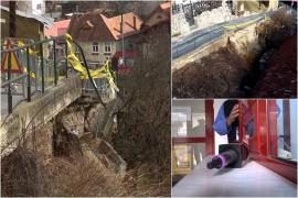"Ar însemna să îmi pierd jobul". Pe strada prăbuşită peste o casă în Braşov circulau vehicule grele, deşi zona era pietonală. Inspectoratul nu a vorbit cu presa