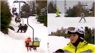 Pârtiile din România unde încă se schiază în condiţii perfecte: "Temperaturi ridicate, dar este plăcut". Preţul abonamentul pentru o zi pleacă de la 150 de lei