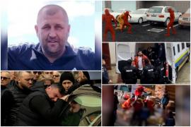 Filmul crimei de la Padina. După ce s-au uitat la soţia lui, Sorin i-a atacat pe fiii vrăjitoarei Sidonia, apoi a sfârşit ucis prin 6 lovituri de cuţit