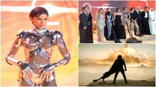 Premiera Dune 2 la Londra. Zendaya a atras toate privirile cu un costum metalic vintage, creat de designerul Thierry Mugler