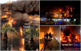 Medic român din Valencia, despre incendiul devastator: "Unii dintre locatari nu sunt localizabili"