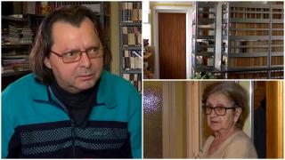 Problema bizară a unui scriitor din Deva. A umplut blocul cu cărți, iar vecinii se tem că se dărâmă: "Păi să le țină în altă parte"