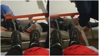 Pacient legat de pat şi umilit de paznicul unui spital din Brăila. Infirmiera: "Să vă ducă la nebuni! Am copii acasă, nu mă bagi tu pe mine în pământ"