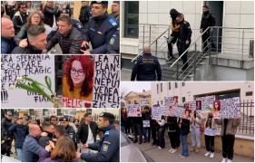 "Nenorocitule, mi-ai omorât copilul!" Lacrimi, urlete de durere și revoltă la procesul ucigașului Melisei. Mama fetei înjunghiate în Grădina Botanică din Craiova a leșinat în sala de judecată