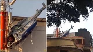 "Sunt blocat undeva sus, te iubesc!" Dezastru în aer: un elicopter cu turişti s-a zdrobit de o clădire, în Bogota. Toţi pasagerii au supravieţuit miraculos