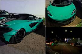 Un cetăţean austriac a gonit drogat la volanul unui bolid de 260.000 de euro pe străzile din Arad. Maşina avea şi numere false