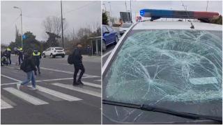 Unde se grăbea să ajungă polițistul care a lovit cu autospeciala o adolescentă de 15 ani pe trecerea de pietoni. Fata din Constanța, în stare stabilă