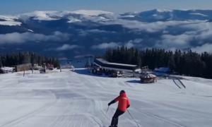 Staţiunea din România care i-a întâmpinat pe turişti cu un peisaj elveţian, în primul weekend de primăvară