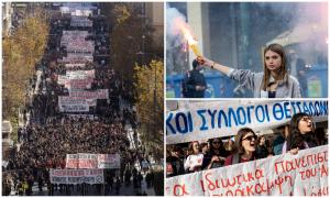 Parlamentul grec a aprobat universitățile private străine, în ciuda protestelor violente din ultimele săptămâni. Mii de studenţi, în stradă: s-a aruncat şi cu cocktailuri Molotov