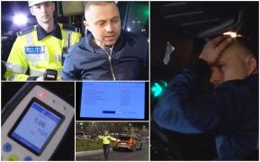 "Pe *** am consumat. Du-te ***!" Furios că poliţiştii l-au prins beat la volan, un şofer şi-a vărsat nervii pe jurnalişti