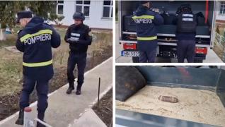 Un elev din Galaţi a găsit un proiectil neexplodat pe malul Prutului şi l-a dus la şcoală. O sută de elevi şi profesori, evacuaţi