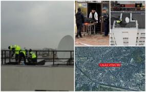 "E dubios". Ipoteze-cheie în cazul bărbatului găsit mort pe acoperișul unui bloc din Sectorul 3. A fost descoperit de muncitorii veniți să anvelopeze