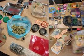 Laborator de droguri descoperit în casa unui clujean. Au fost găsite cantităţi de canabis, ketamină și ciuperci halucinogene