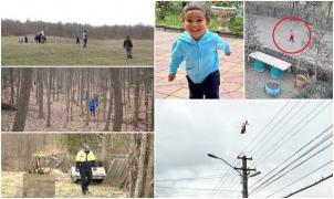 Băieţelul de 2 ani dispărut în Botoşani este căutat cu elicoptere şi un avion civil. Părinţii copilului, reveniţi de urgenţă în ţară, sunt în stare de şoc