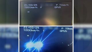Tânăr de 22 ani, prins cu peste 200 de km/h într-o localitate din Cluj. A fost amendat pe măsură şi a rămas fără permis
