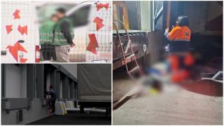 ANIMAŢIE. Angajatul unei firme de curierat, strivit de un camion, în timp ce erau încărcate pachetele