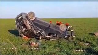 Accident grav, în Teleorman. Trei persoane au ajuns la spital după ce mașina în care se aflau s-a răsturnat. Una dintre victime a fost la un pas de moarte