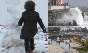 Furtuna Nelson, prăpăd în UK şi Spania. Milioane de englezi fug de vremea rea; aeroporturile se aşteaptă la un număr record de pasageri