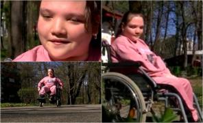 "Nu am simţit că sunt diferită de ei". Povestea Andreei, o tânără olimpică de clasa a 12-a. Scaunul cu rotile în care stă de la 4 ani nu i-a frânt visurile