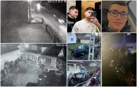 Cursa nebună din Neamţ în urma căreia trei tineri au murit, surprinsă de camere. Maşinile în care se aflau Raul, Alexandru şi Cristian au zburat pur şi simplu de pe şosea