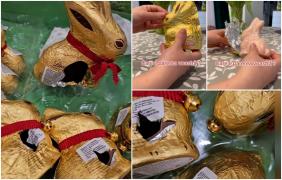 Fenomenul de pe TikTok care a isterizat şi România. Iepuraşii de ciocolată distruşi în supermarketuri în căutare de bancnote