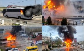 ANIMAŢIE. Şofer, erou după ce a salvat toţi cei 30 de copii dintr-un autobuz cuprins rapid de flăcări