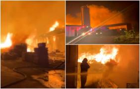 Fabrică de mobilă din Caraş-Severin, cuprinsă de un incendiu devastator. Pagubele se ridică la câteva sute de mii de euro, iar 30 de oameni au rămas fără loc de muncă