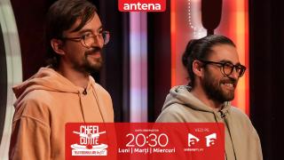 Chefi la cuţite, 3 aprilie 2024. Cine sunt gemenii Gabriel și Mihai Corbu. Au făcut show în bucătărie şi preparatele lor i-au uimit pe toţi