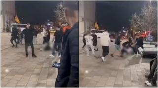 Tânăr snopit în bătaie în Pitești. Mânați de spiritul de turmă, bătăușii l-au lovit cu picioarele până l-au lăsat în agonie