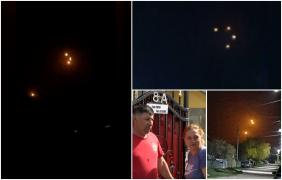 "Ce luminoase sunt mă, frate. Uite, mă, iar apar". Mister pe cerul Galaţiului, unde au fost zărite mai multe obiecte strălucitoare. Reacţia autorităţilor
