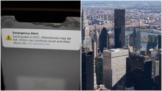 Cutremur la New York. Seismul de 4,8 grade a zguduit Coasta de Est a SUA, fiind considerat cel mai puternic din ultimii 40 de ani