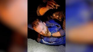 Prima imagine cu momentul în care criminalul evadat de la Rahova este capturat. A fost prins cu ajutorul unui cetățean