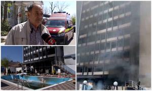 Incendiu la un hotel din Mamaia. Ipoteza administratorului despre ce ar fi provocat flăcările