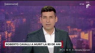 Roberto Cavalli a murit la 83 de ani. Creatorul de modă s-a stins după o lungă luptă cu boala