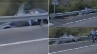 Fostul prefect al județului Hunedoara, Călin Marian, rănit într-un accident. A ajuns cu mașina într-un șanț după ce a pierdut controlul volanului