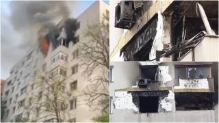 "Iisuse Hristoase, a luat foc şi la om". Mamă și fiu, uciși de flăcări în apartamentul lor din Capitală. Oamenii spun că focul a fost pus intenționat de o vecină