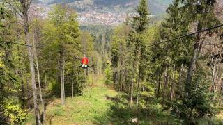 Experiența de doar două minute care se trăiește la cote maxime, în Gura Humorului. "​La 57 de ani să faci asta e superb"