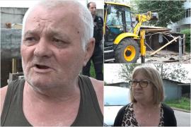 Garaje ilegale pentru care se plăteau chirii, demolate peste noapte în Ploieşti: "Munceşti 20 de ani, faci un garaj, după vine să îl dărâmi"