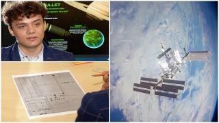 Elev român de 17 ani, premiat de NASA. Antonio a gândit proiectul unei staţii spaţiale pe care pot trăi 10.000 de persoane