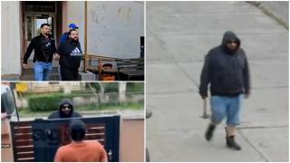 "A zis că mă omoară, că-mi dă foc la casă". Individul care a distrus cu târnăcopul maşina unei familii cu 4 copii din Timişoara, reţinut