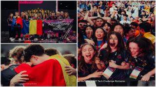 România câştigă Campionatul Mondial de Robotică din Texas. Echipa campioană, formată din 12 elevi ai Colegiului Național "Alexandru Ioan Cuza" din Focșani